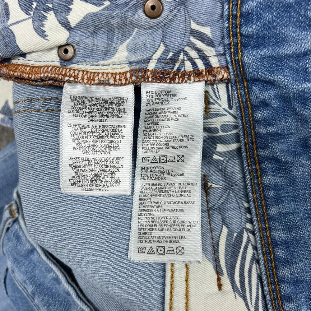 Tommy Bahama Jeans Mens 33x30 Blue Straight Stretch Denim Pants Medium Wash - Picture 5 of 16